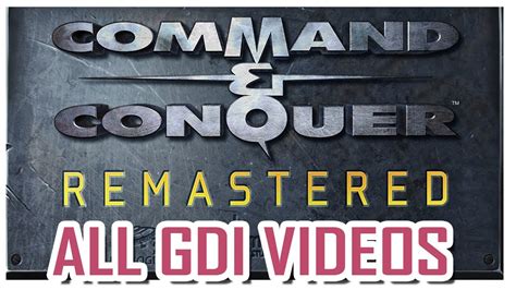 command and conquer gdi missions|C&C Remastered 4K .